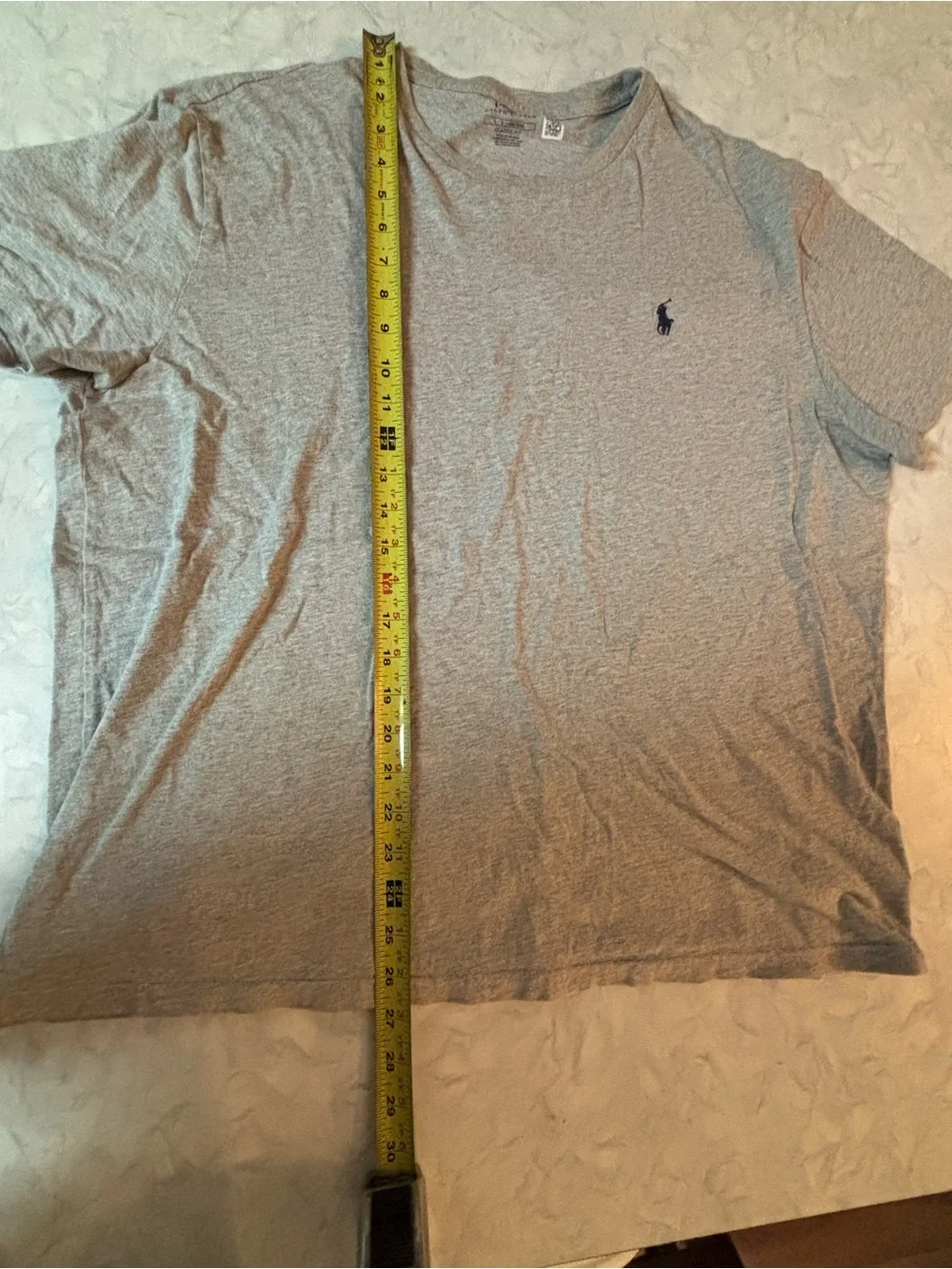 Polo Ralph Lauren Men's Large Gray Classic Fit Short Sleeve Crewneck T-Shirt L